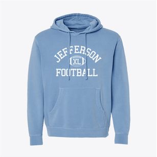Jefferson Leadership Academies Classic Football Pigment-Dyed Hoodie