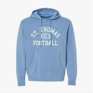 Saint Thomas The Apostle School Classic Football Pigment-Dyed Hoodie