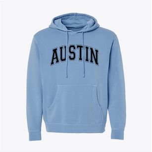 Austin Elementary School Varsity Arch Pigment-Dyed Hoodie