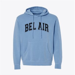 Bel Air High School Varsity Arch Pigment-Dyed Hoodie