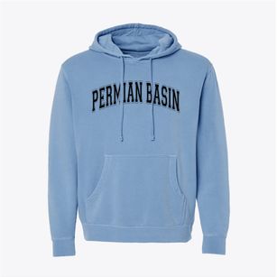 Permian Basin Christian School Varsity Arch Pigment-Dyed Hoodie