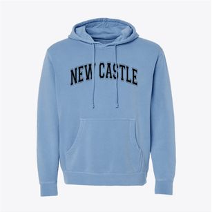 New Castle Elementary School Varsity Arch Pigment-Dyed Hoodie