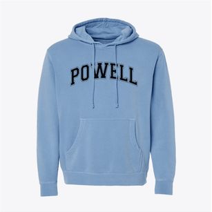 Powell Elementary School Varsity Arch Pigment-Dyed Hoodie