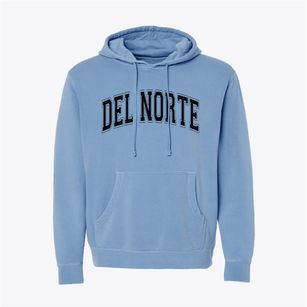 Del Norte High School Varsity Arch Pigment-Dyed Hoodie