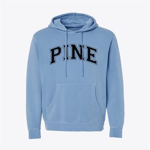 Pine School Varsity Arch Pigment-Dyed Hoodie