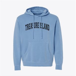 Treasure Island Elementary School Varsity Arch Pigment-Dyed Hoodie