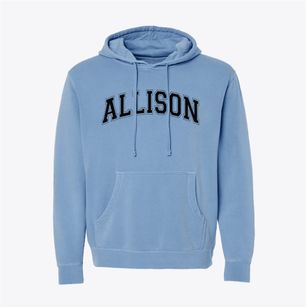 Allison Academy Varsity Arch Pigment-Dyed Hoodie