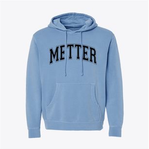 Metter Middle School Varsity Arch Pigment-Dyed Hoodie