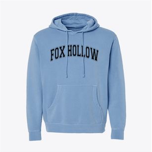 Fox Hollow Elementary School Varsity Arch Pigment-Dyed Hoodie