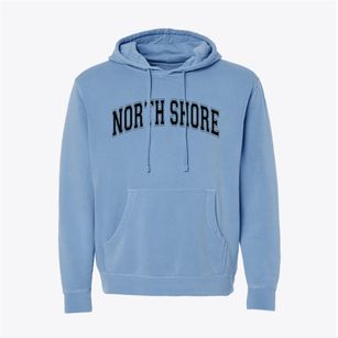 North Shore Country Day School Varsity Arch Pigment-Dyed Hoodie