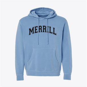 Merrill Elementary School Varsity Arch Pigment-Dyed Hoodie
