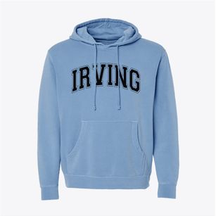 Irving Elementary School Varsity Arch Pigment-Dyed Hoodie