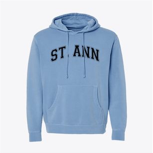 Saint Ann School Varsity Arch Pigment-Dyed Hoodie