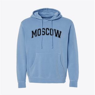 Moscow High School Varsity Arch Pigment-Dyed Hoodie