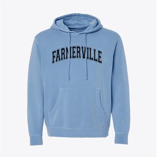 Farmerville Middle School Varsity Arch Pigment-Dyed Hoodie