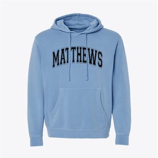 Matthews Elementary School Varsity Arch Pigment-Dyed Hoodie