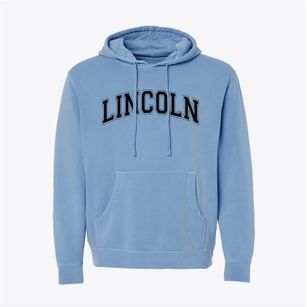 Lincoln Elementary School Varsity Arch Pigment-Dyed Hoodie