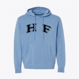 H F Epstein Hebrew Academy Varsity Arch Pigment-Dyed Hoodie