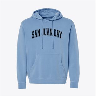 San Juan Day School Varsity Arch Pigment-Dyed Hoodie