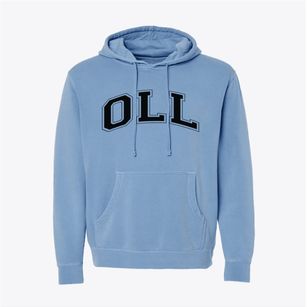 Our Lady Of Lourdes School Varsity Arch Pigment-Dyed Hoodie