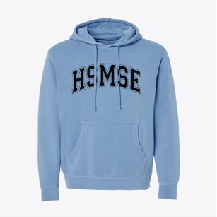 Hs For Math Science And Engineering Varsity Arch Pigment-Dyed Hoodie