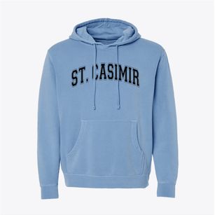 Saint Casimir School Varsity Arch Pigment-Dyed Hoodie