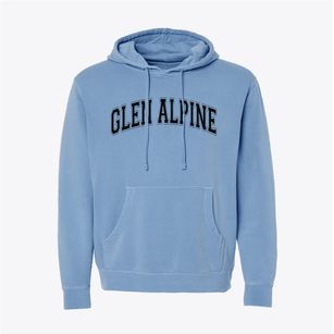 Glen Alpine Elementary School Varsity Arch Pigment-Dyed Hoodie