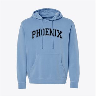 Phoenix Montessori Academy Varsity Arch Pigment-Dyed Hoodie