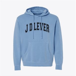 J D Lever Elementary School Varsity Arch Pigment-Dyed Hoodie