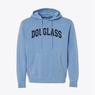 Douglass Elementary School Varsity Arch Pigment-Dyed Hoodie