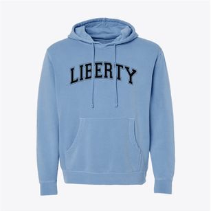 Liberty Junior High School Varsity Arch Pigment-Dyed Hoodie
