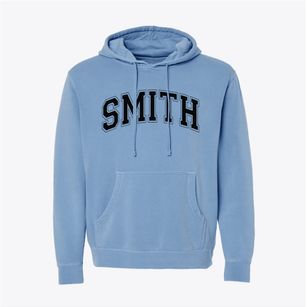 Smith Middle School Varsity Arch Pigment-Dyed Hoodie