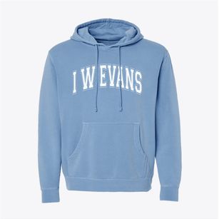 I W Evans Intermediate School Varsity Arch Pigment-Dyed Hoodie