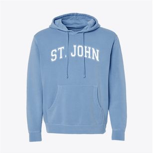 Saint John The Evangelist School Varsity Arch Pigment-Dyed Hoodie