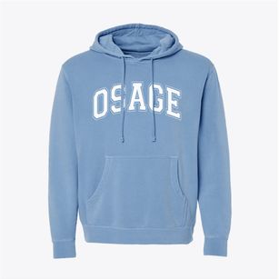 Osage Middle School Varsity Arch Pigment-Dyed Hoodie