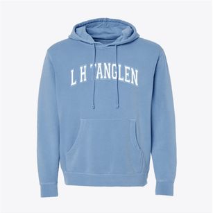 L H Tanglen Elementary School Varsity Arch Pigment-Dyed Hoodie