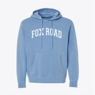 Fox Road Elementary School Varsity Arch Pigment-Dyed Hoodie