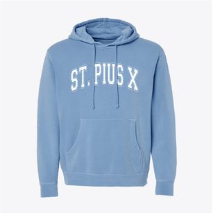 St. Pius X Varsity Arch Pigment-Dyed Hoodie
