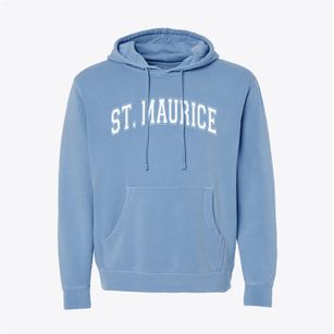 Saint Maurice School Varsity Arch Pigment-Dyed Hoodie