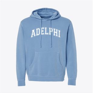 Adelphi Christian Academy Varsity Arch Pigment-Dyed Hoodie