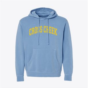Cross Creek High School Varsity Arch Pigment-Dyed Hoodie