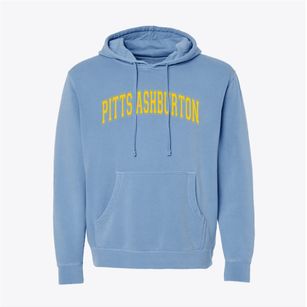 Pitts Ashburton Elementary Middle School Varsity Arch Pigment-Dyed Hoodie