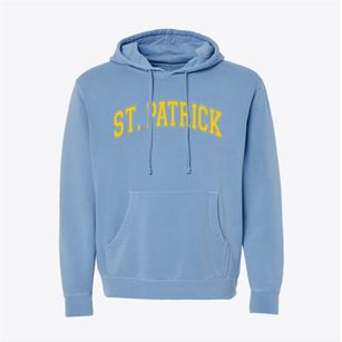 Saint Patrick School Varsity Arch Pigment-Dyed Hoodie