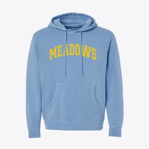 Meadows Elementary School Varsity Arch Pigment-Dyed Hoodie