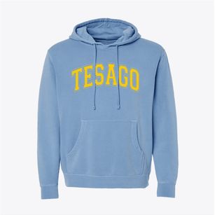 Tesago Elementary School Varsity Arch Pigment-Dyed Hoodie