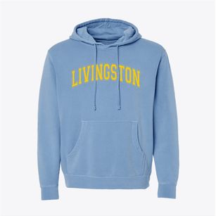 Livingston Elementary School Varsity Arch Pigment-Dyed Hoodie