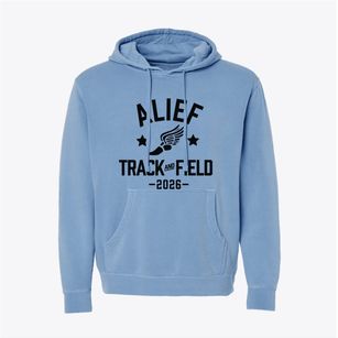 Alief Learning Center Track and Field Pigment-Dyed Hoodie