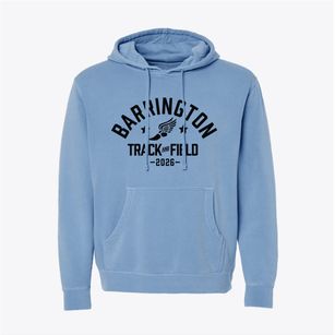 Barrington Elementary School Track and Field Pigment-Dyed Hoodie
