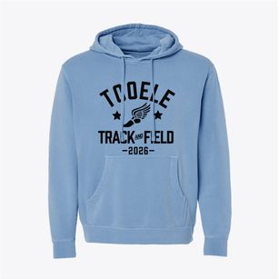 Tooele Junior High School Track and Field Pigment-Dyed Hoodie