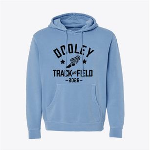 Dooley School Track and Field Pigment-Dyed Hoodie
